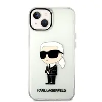 Zadní kryt Karl Lagerfeld IML Ikonik NFT pro Apple iPhone 14 Plus, transparentní