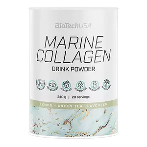 BioTech USA Marine Collagen 240 - citron, zelený čaj