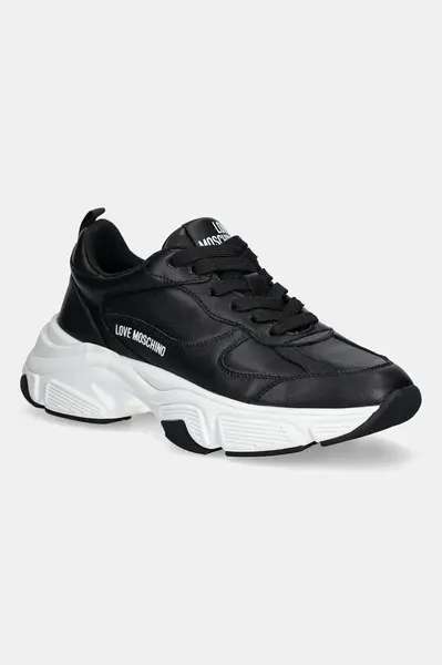 Kožené tenisky Love Moschino