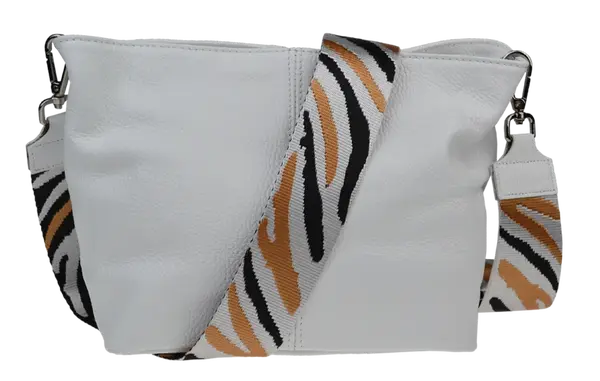 NovaKabelka.cz Batilda Bianca s přídavným popruhem II