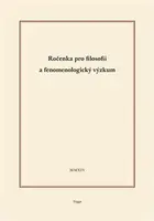 Ročenka pro filosofii a fenomenologický výzkum 2014 - Aleš Novák