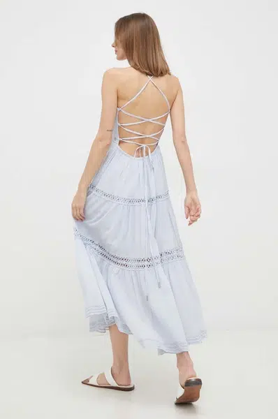Bavlněné šaty Guess midi