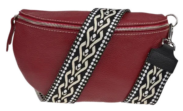 NovaKabelka.cz Reni Grande Rubino s přídavným popruhem IV