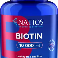 Natios Biotin 10 000 mcg 90 veganských kapslí