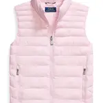 Dětská vesta Polo Ralph Lauren růžová barva, 323969872003
