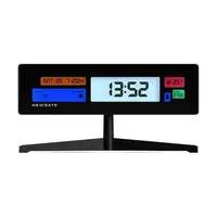 Budík Newgate Supergenius LCD 21,8 cm černá barva