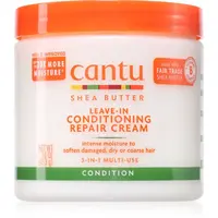 CANTU Shea Butter Leave-In Conditioning Cream bezoplachový kondicionér pro poškozené vlasy 453 g