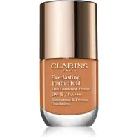 Clarins Everlasting Youth Fluid Foundation rozjasňující make-up SPF 15 odstín 114 Cappuccino 30 ml