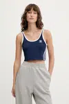 Top adidas Originals 3-Stripes tmavomodrá barva, JX5147