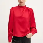 Halenka Fracomina dámská, červená barva, hladká, FR25WT1020W41101