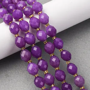 Natural White Jade Beads Strands