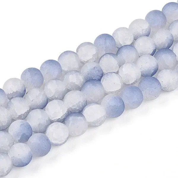 Crackle Glass Beads Strands