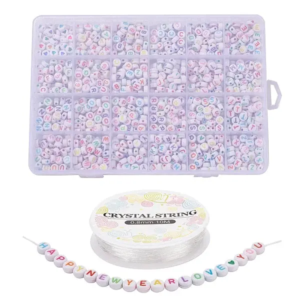 DIY Letter Bracelet Making Kit for Children's Day