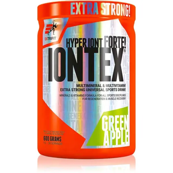 Extrifit Iontex Forte rehydratačný iónový nápoj v prášku príchuť Green Apple 600 g