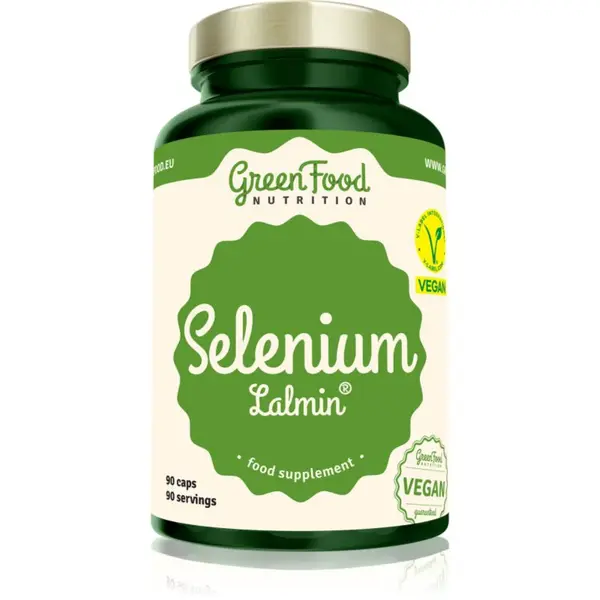 GreenFood Nutrition Selenium Lalmin® kapsuly pre správne fungovanie organizmu a normálny stav vlasov a nechtov 106 g