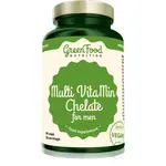 GreenFood Nutrition Multi VitaMin Chelate for Men kapsuly s multivitamínovým komplexom 108 g