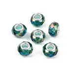 Transparent Glass European Beads