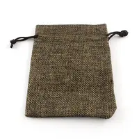 Burlap Packing Pouches Drawstring Bags