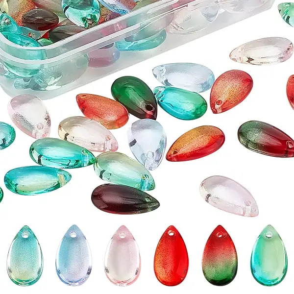 Transparent Czech Glass Beads