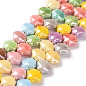 Glazed Porcelain Beads Strands