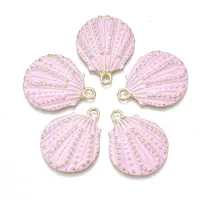 Spray Painted Alloy Pendants