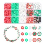 9 Style Christmas Handmade Polymer Clay Beads