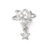 Brass Micro Pave Cubic Zirconia Pendants