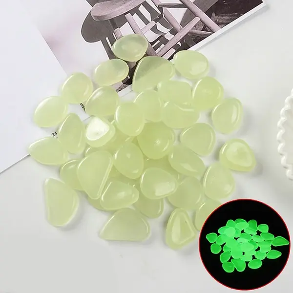 Resin Luminous Glow in the Dark Pebbles Stone