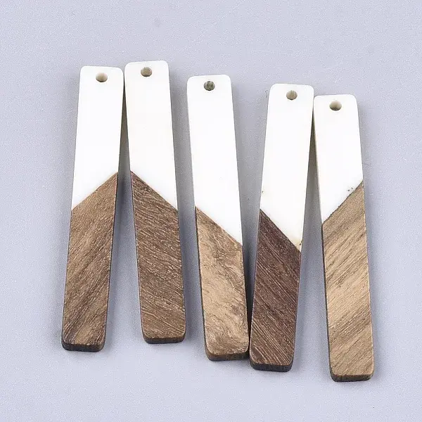 Resin & Walnut Wood Big Pendants