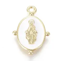 Golden Plated Brass Enamel Pendants