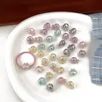 Opaque Crackle Acrylic Beads