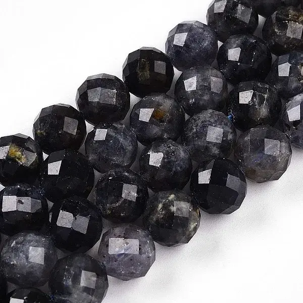 Natural Cordierite/Iolite/Dichroite Beads Strands