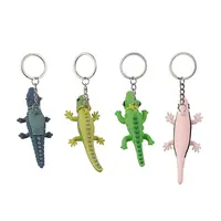Cartoon Crocodile/Lizard PVC Plastic Keychain