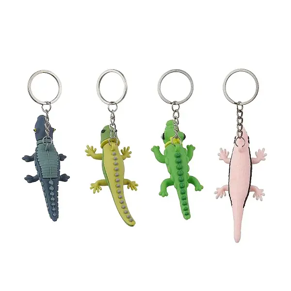 Cartoon Crocodile/Lizard PVC Plastic Keychain