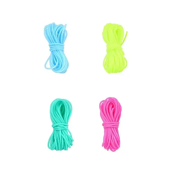 20M 4 Colors Hollow Pipe PVC Tubular Synthetic Rubber Cord