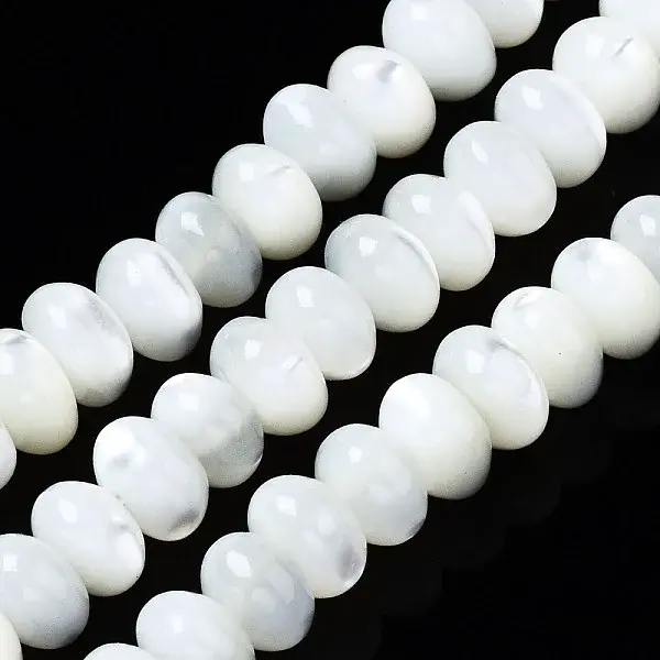Natural Trochid Shell/Trochus Shell Beads Strands