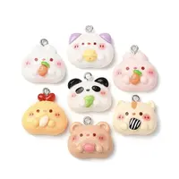 Animal Opaque Resin Pendants