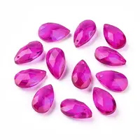 Faceted Glass Pendants