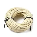 Braided Leather Cord with Core