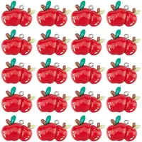 30Pcs Christmas Theme Plastic Pendants