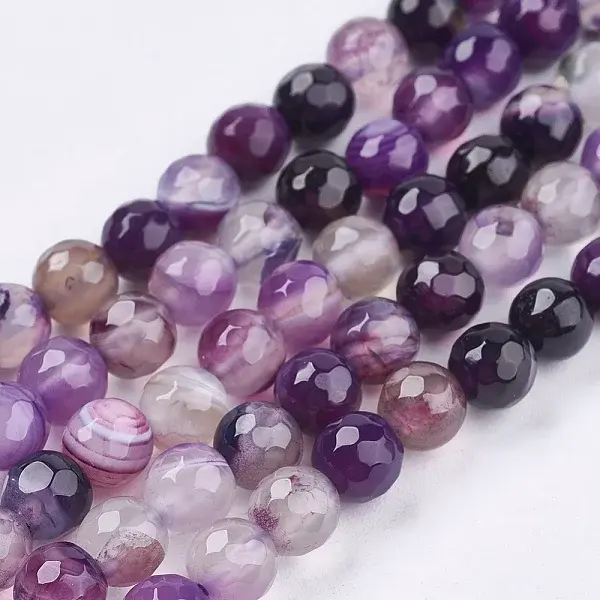Natural Madagascar Agate Beads Strands