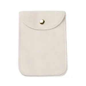 Velvet Jewelry Storage Pouches with Snap Button for Bracelets Necklaces Earrings