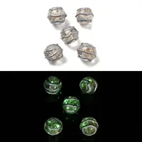 Luminous Handmade Gold Sand  Lampwork Beads