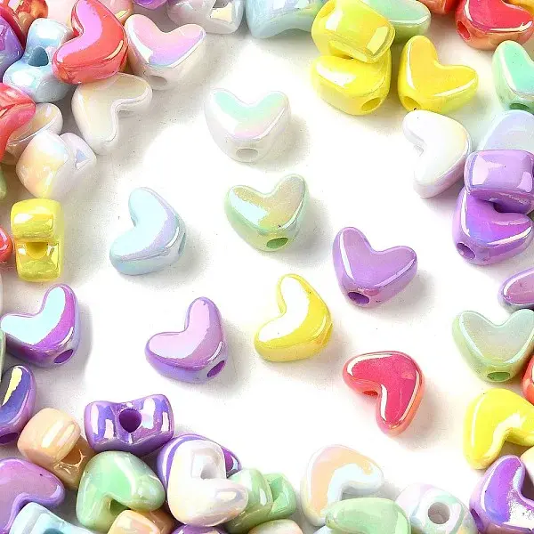 UV Plating Opaque Acrylic Beads