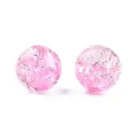 Transparent Crackle Acrylic Beads