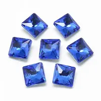 Pointed Back Glass Rhinestone Cabochons