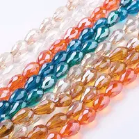 Electroplate Glass Beads Strands