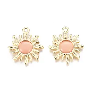 Alloy Cat Eye Pendants