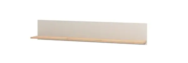 Nástěnná police xavier - dub, béžová