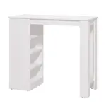 Vysoký barový pult lotta - bílá